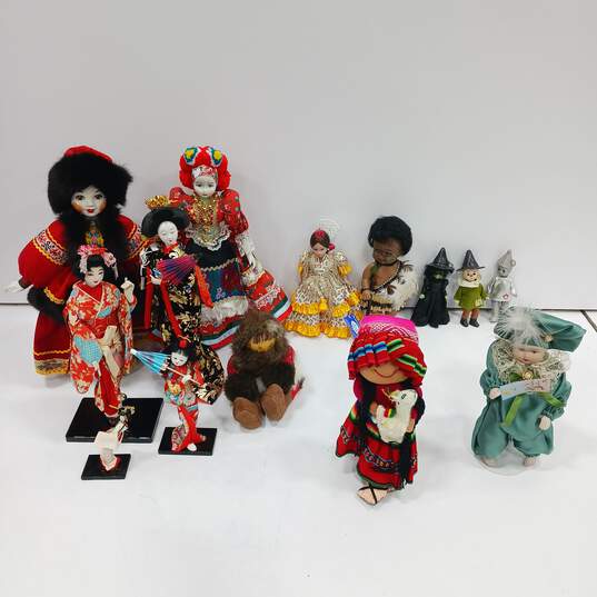 Bundle of Assorted Character Dolls & Figures image number 1