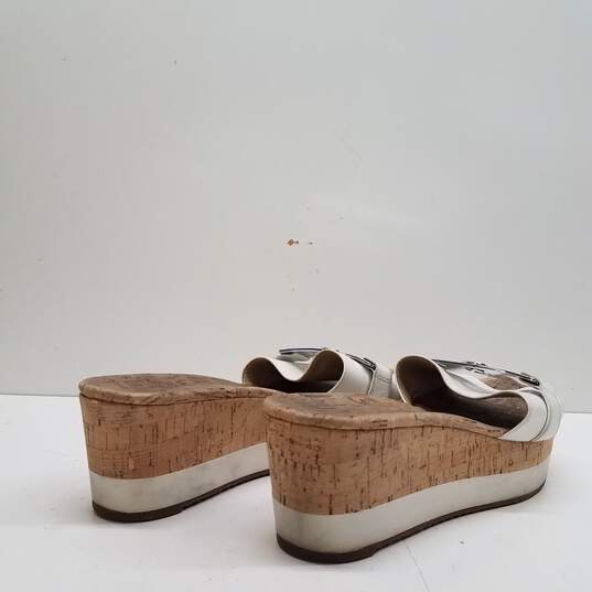 Michael Kors ST15I Women's Sandals White Size 10M image number 4