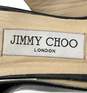 Jimmy Choo Leather Slingback Sandals W/ Buckle Closures image number 8