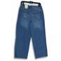 NWT Style & Co. Womens Blue Denim High Rise Wide Leg Cropped Jeans Size 4 image number 2