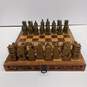 Wooden Chess Set (Folds Into Box/Case And Down Into Board) image number 2
