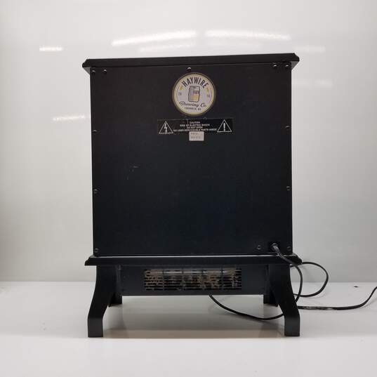 1500 Watt Iron Wood Stove Style Electric Heater image number 4