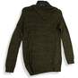NWT Matty M Womens Green Knitted Long Sleeve Envelope Pullover Sweater Size S image number 2