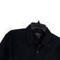 NWT Mens Black Speckled Long Sleeve Collared Button-Up Shirt Size Medium image number 3