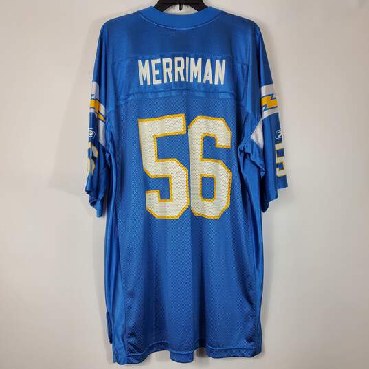 Reebok NFL Men Blue San Diego Chargers Football Jersey XL image number 2