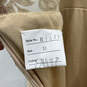 NWT Womens Beige Sleeveless Round Neck Back Zip Maxi Dress Size Medium image number 4