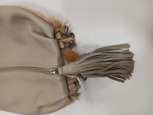 FSP Collection Women's Brown/White Cowhide Crossbody Bag image number 6