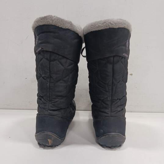 Columbia Mid II Omni Women's Black Snow Boots Size 10.5 image number 3
