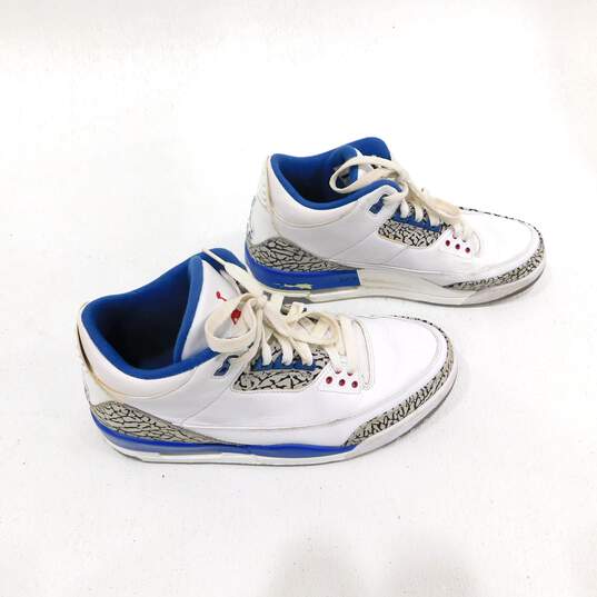 Jordan 3 Retro True Blue 2011 Men's Shoe Size 9 image number 2