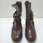 Kate Spade Brown Leather Heeled Buckle Boots Size 7.5M image number 2
