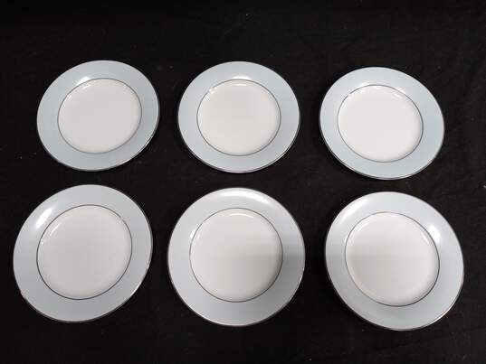 Set of 6 Noritake 5533 Bluedale Bread Plates image number 1