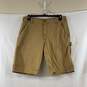 Men's Tan Carhartt Relaxed Fit Canvas Shorts, Sz. 36x11 image number 1