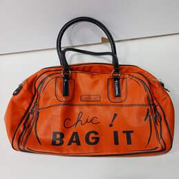 Women's Orange Nicole Lee Chic Bag It Duffle Travel Bag