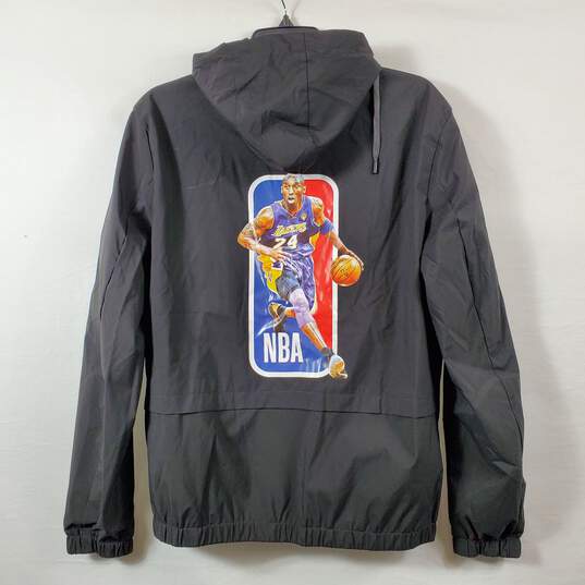Unbranded Men Black NBA Full Zip Jacket XL image number 2