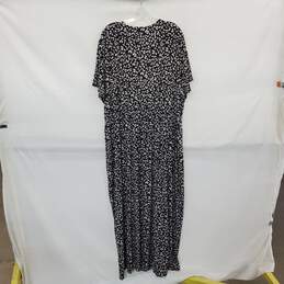 Lane Bryant Black & White Patterned Maxi Dress WM Size 26/28 NWT alternative image