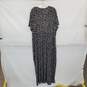 Lane Bryant Black & White Patterned Maxi Dress WM Size 26/28 NWT image number 2
