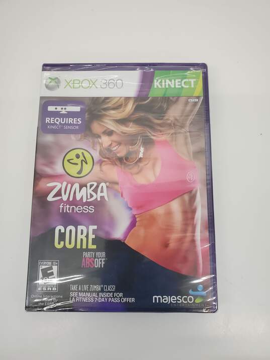 Kinect Zumba Fitness Core (XBOX 360) Game Disc New image number 1
