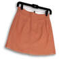 Womens Pink Elastic Waist Flat Front Pull-On Short A-Line Skirt Size 00 image number 4