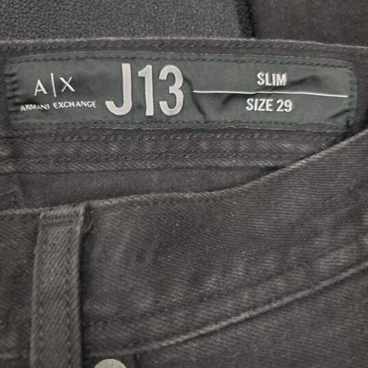 Armani Exchange Women Black Jeans Sz 29 image number 5