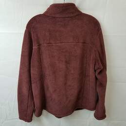 Patagonia Burgundy Long Sleeve Pullover Polartec Sweater Adult Size XL alternative image