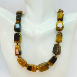 Sally Creations 925 Tigers Eye Necklace 113.1g alternative image