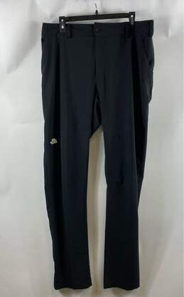 The North Face Mens Black Flat Front Pockets Straight Leg Hiking Pants Size 40