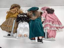 Bundle of 4 Assorted Porcelain Dolls alternative image