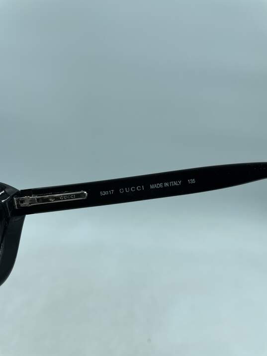 Gucci Black Oval Eyeglasses image number 7