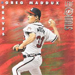 1996 HOF Greg Maddux Leaf Studio Masterstrokes Sample /5000 Atlanta Braves alternative image