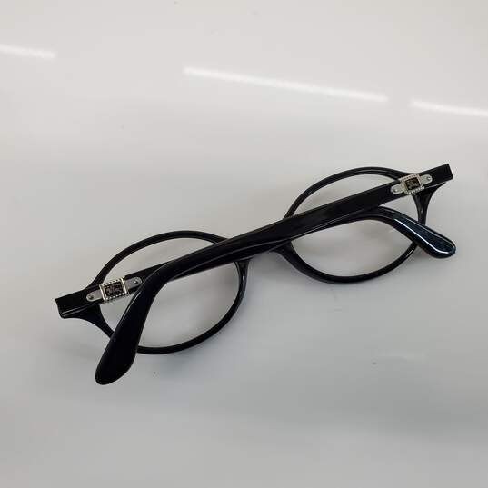 Burberrys' by Safilo Slim Black Oval Eyeglasses Frame image number 4
