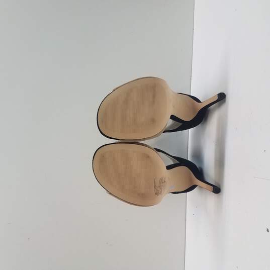 Michael Kors Black Suede Sandals Size 6.5 image number 5