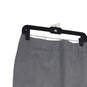 NWT Womens Gray Flat Front Back Zip Straight And Pencil Skirt Size 6 image number 4