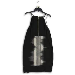 NWT Vince Camuto Womens Black Spaghetti Strap Back Zip Mini Dress Size M alternative image