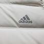 ADIDAS HELIONIC White Puffer Hoodie Women's Vest Size Large image number 4