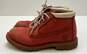 Timberland 6 Inch Burgundy Combat Work Boots Women's Size 6.5M image number 1