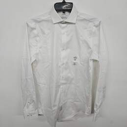 Calvin Klein White Long Sleeve Button Up