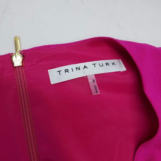 Trina Turk Sleeveless V-Neck Jumpsuit Women's Size 8 image number 3