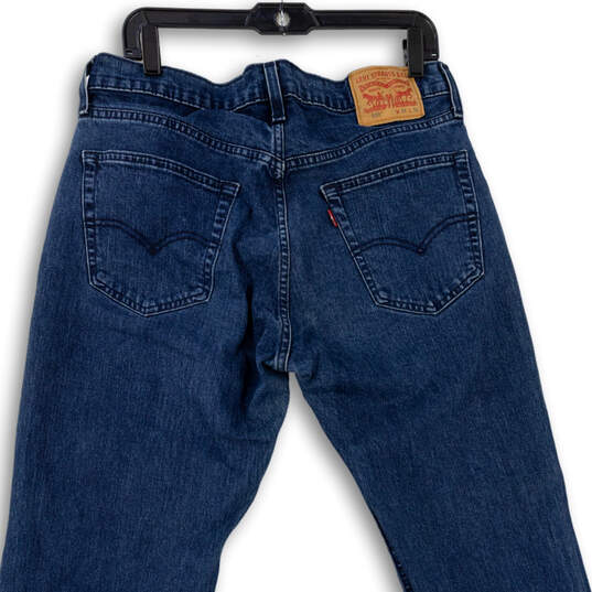 Men's Blue 559 Dark Wash Denim Straight Leg Jeans Size 34 X 30 image number 4
