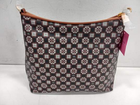 Kate Spade Women's Brown/Patterned Flower Monogram Coated Canvas Bag W/Tags image number 3