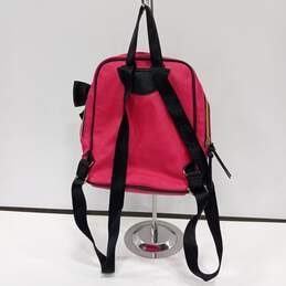 Women's Betsey Johnson Quilted Heart Hot Pink Backpack Purse alternative image