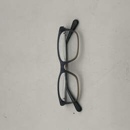 Womens HC6110 Black Denim Taupe Glitter Gradient Rectangular Eyeglasses