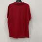 Burberry Mens Red Short Sleeve Spread Collar Polo Shirt Size L With COA image number 2