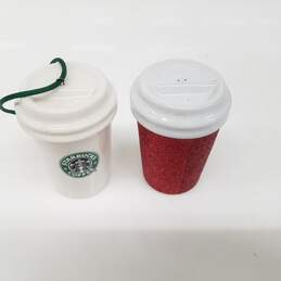 3 Starbucks Holiday Ornaments alternative image