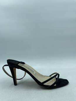 Authentic Manolo Blahnik Black Sling Sandals W 7.5