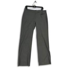 The Limited Womens Gray Flat Front Wide-Leg Dress Pants Size 12L