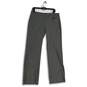 The Limited Womens Gray Flat Front Wide-Leg Dress Pants Size 12L image number 1