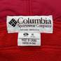 Columbia Men's Red & Black Full Zip Fleece Jacket Size XL image number 4