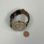 Designer Betsey Johnson BJ00278-03 Gold-Tone Skull Analog Wristwatch image number 2