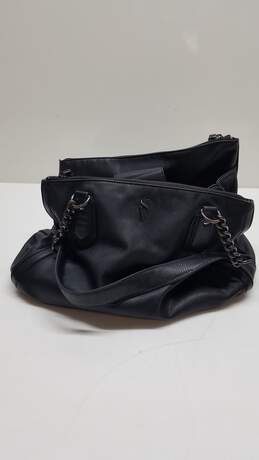 Simply Vera Vera Wang Black Leather Tote Handle Bag