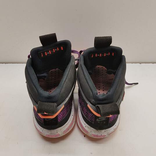Nike Air Jordan 36 First Light Purple, Black, Orange, White Sneakers CZ2650-004 Size 8.5 image number 2